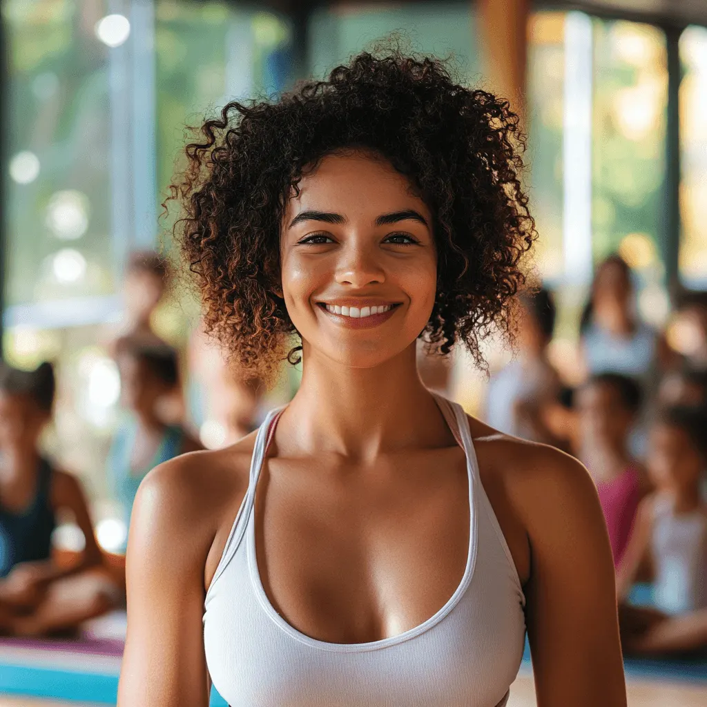 Professeure de Kids Yoga épanouie